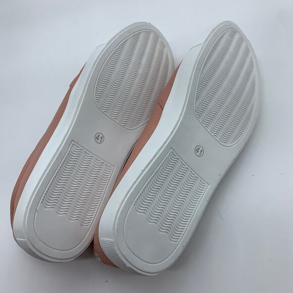 Pink Quilted Loafers Women Shoes Size 8.5 Slip On Closed Toe - Picture 5 of 7